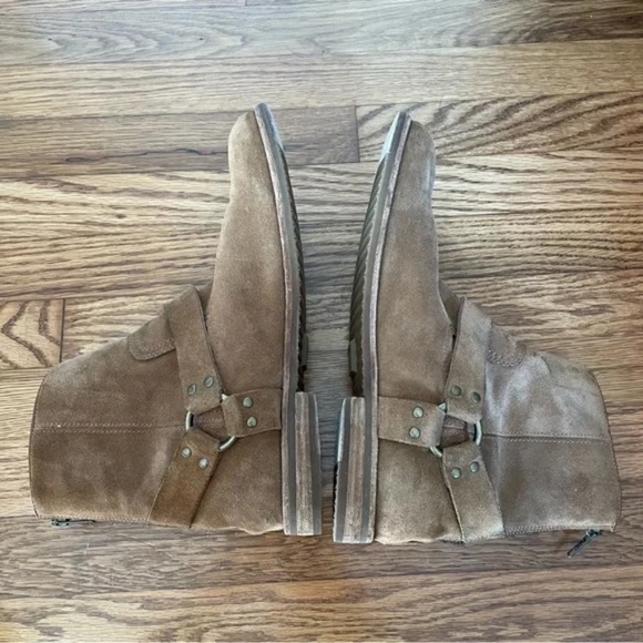 Men’s harness suede Frye Boots, size 10 - Picture 5 of 6